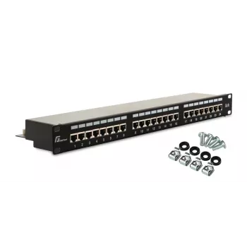 GETFORT PGF-5EFTP24-B6 Patch Panel FTP Cat.5e 24 Port 1U Juoda