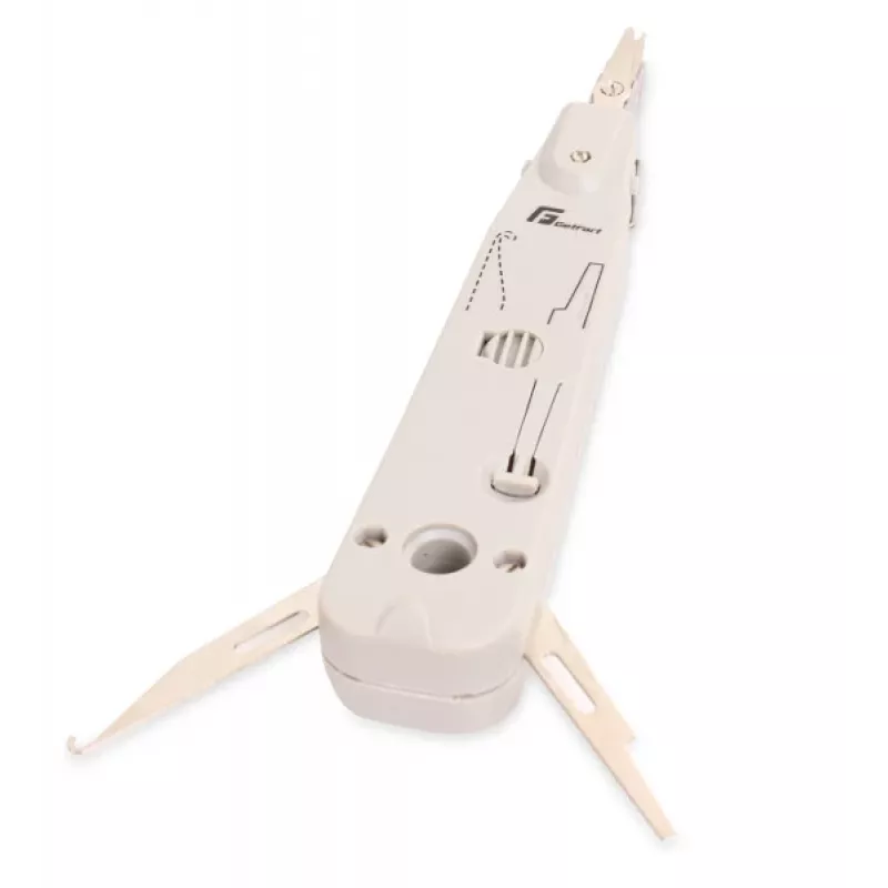 GETFORT NGF-01 LSA Punch Down Tool su reguliuojamu smūgiu ir reversiniu peiliuku