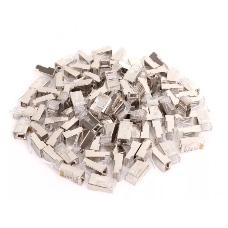 GETFORT RJ45 CAT.5e 8P8C ekranuota jungtis (100 vnt.)