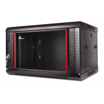 GETFORT CALI 19 inch 6U 600x600 Sieninis spintos stovas juodas