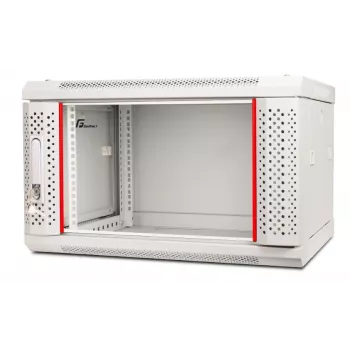 GETFORT 19 inch CALI 6U 600x600 sieninis stovo korpusas pilkas RAL 7035