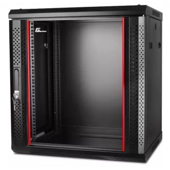 GETFORT CALI 12U 600x600 Sieninis stovo korpusas 19 colių juodas