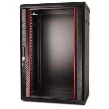 GETFORT CALI 19 inch 18U 600x450 Sieninis stovo korpusas Juodas