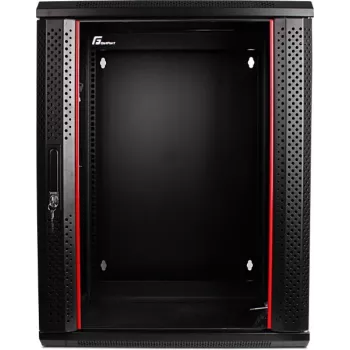 GETFORT CALI 15U 600x550 Sieninis dviejų sekcijų stovo korpusas juodas