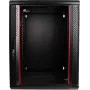 GETFORT CALI 15U 600x550 Sieninis dviejų sekcijų stovo korpusas juodas