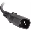 Getfort GF-9R30/IEC 1U 19 colių stovo PDU su 9x IEC C13 lizdais, 16A, 3m kabeliu, juoda