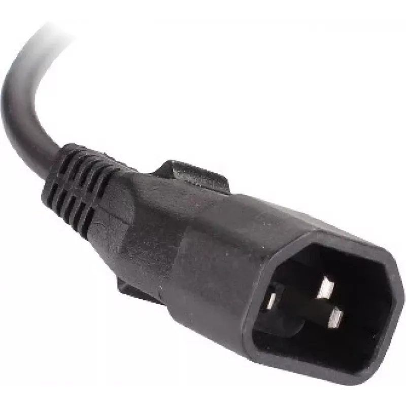 Getfort GF-9R30/IEC 1U 19 colių stovo PDU su 9x IEC C13 lizdais, 16A, 3m kabeliu, juoda