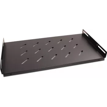 Getfort 45cm 19 inch 1U fiksuota lentyna spintai - juoda