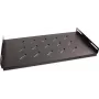 Getfort 45cm 19 inch 1U fiksuota lentyna spintai - juoda