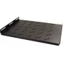 Getfort 60cm fiksuota lentyna stovo spintai 1U 19 colių juoda 50kg