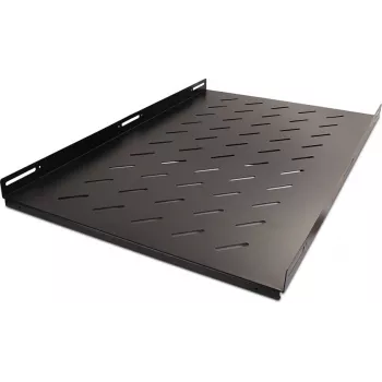 Getfort 100cm fiksuota stelažo lentyna 1U 19 inch juoda 80kg