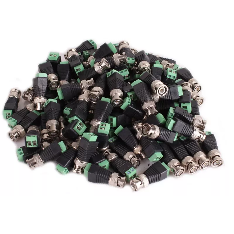 GETFORT BNC Male to Screw Terminal Adapter 100 Pack