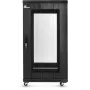 GETFORT 19-inch 22U Floor Standing Rack Cabinet 600x800mm Perforated Door Black