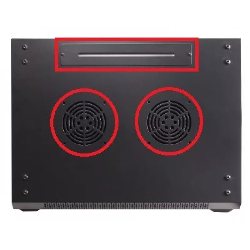 GETFORT ECO v2 19 inch 4U 600x450 Wall Mount Rack Cabinet Black