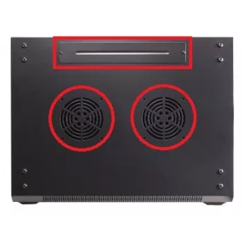 GETFORT ECO v2 19 inch 6U 600x450 sieninis stovo korpusas juodas