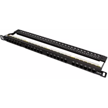 GETFORT PGF-5EUTP24-B7 Patch Panel UTP Cat.5e 24 Port 0.5U 19 inch Black