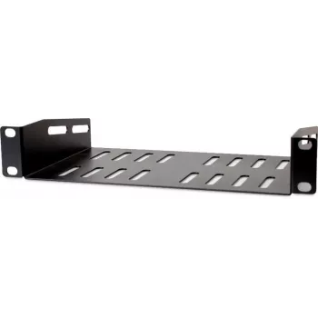 Getfort HGF-30H-WB 10 colių 1U fiksuota lentyna stovo spintelei, juoda, 150 mm gylis, 10 kg apkrova