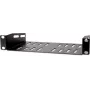 Getfort HGF-30H-WB 10 colių 1U fiksuota lentyna stovo spintelei, juoda, 150 mm gylis, 10 kg apkrova