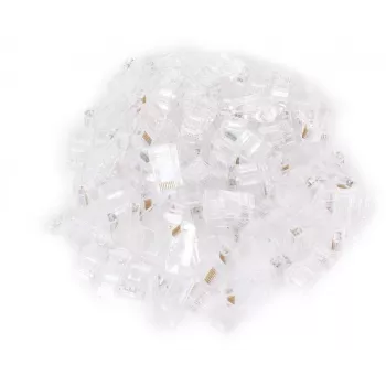 GETFORT RJ45 Cat.5e praėjimo jungtis UTP 8P8C 100 vnt.