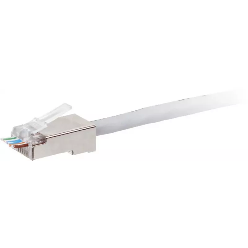 GETFORT RJ45 Cat.5e Shielded Pass-Through Connector 8P8C 100 Pieces