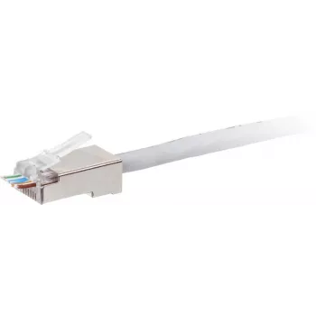 GETFORT RJ45 Cat.6 Ekranuotas praeinamasis jungtis 8P8C 100 vnt. permatomas