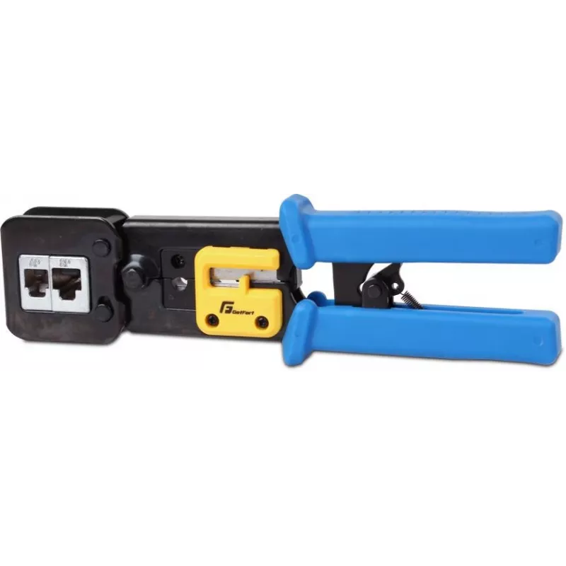 Getfort NGF-09 praėjimo tipo RJ45 užspaudimo įrankis tinklo kabeliams
