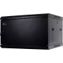 GETFORT CALI 6U 600x600 Sieninis stovo korpusas 19 colių plieninės durelės juodos