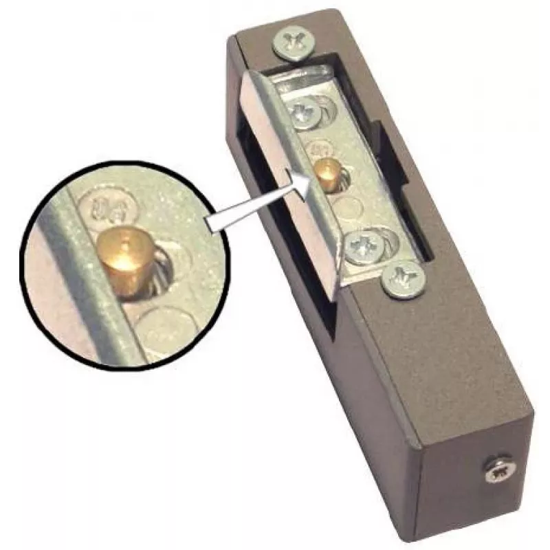 ELEKTRA-PLUS Electric Door Strike R3 su atmintimi, be mechaninio blokavimo, kairė pusė, 12V AC/DC, Fail-Secure