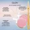 GLOV Bubble Burst 3-in-1 Silicone Body, Scalp & Back Scrubber and Massager - Rose Pink