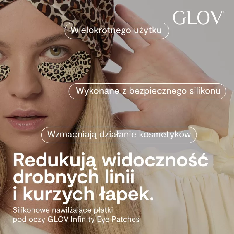 GLOV Infinity Eye Patches daugkartiniai silikoniniai paakių pleistrai, drėkinantys ir gerinantys įsisavinimą