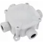 PAWBOL A.0035 Paviršiuje montuojama hermetiška jungiamoji dėžutė PG16, IP67 (5x4mm²), pilka