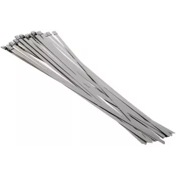 Nerūdijančio plieno tvirtinimo juosta 14,4 mm x 0,36 mm x 25 m BRADAS