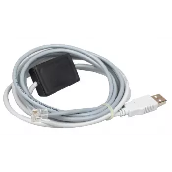 ROPAM USB-MGSM programavimo laidas USB į nuoseklųjį TTL, skirtas ROPAM moduliams, 1,8 m, juodas