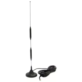 ROPAM AT-GSM-MAG-9dBi GSM antena, 9 dBi, SMA vyriškas, magnetinis pagrindas, 3 m kabelis, juoda