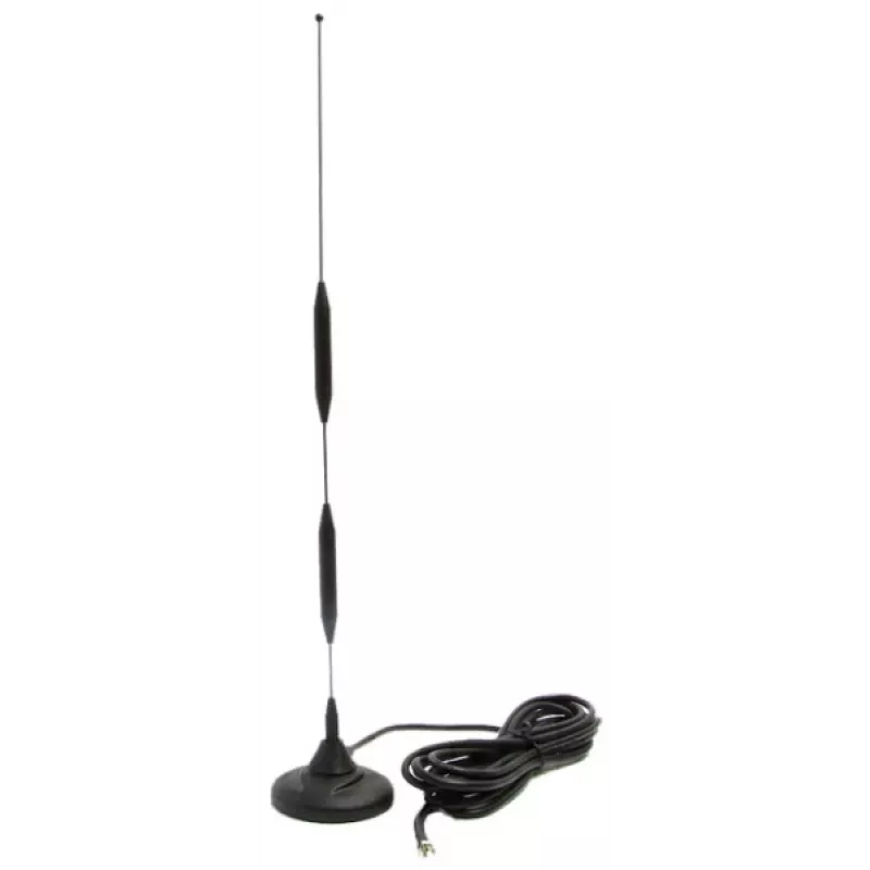 ROPAM AT-GSM-MAG-9dBi GSM antena, 9 dBi, SMA vyriškas, magnetinis pagrindas, 3 m kabelis, juoda