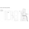 ROGER PRT62LT Artumo skaitytuvas EM 125 kHz ir MIFARE 13.56 MHz RS485/Wiegand IP65