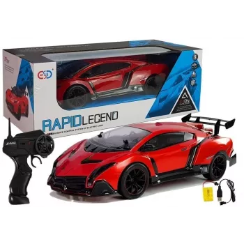 LEAN TOYS nuotoliniu valdymu sportinis automobilis 1:16 mastelis 2.4 GHz