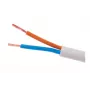 ELEKTROKABEL OMY 2x1mm² H03VV-F elektros kabelis baltas 100m