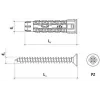 WKRĘT-MET Universal Wall Plug 10x60/70, Countersunk Screw, Cardboard Box (SFXP-10060070 x 50 vnt.)