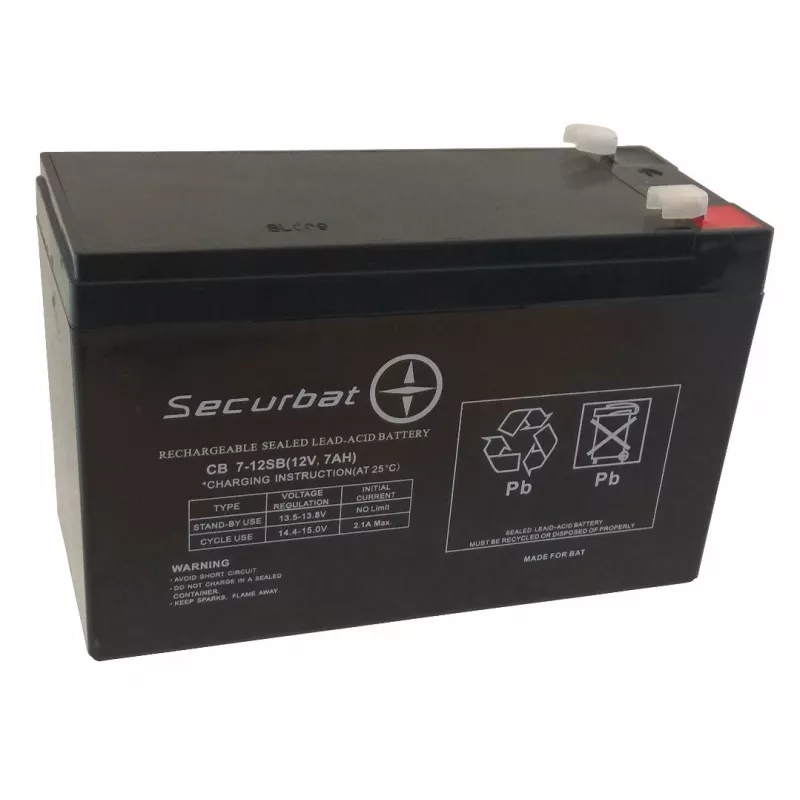 POWERBAT SECURBAT 7-12 AGM baterija 12V 7Ah