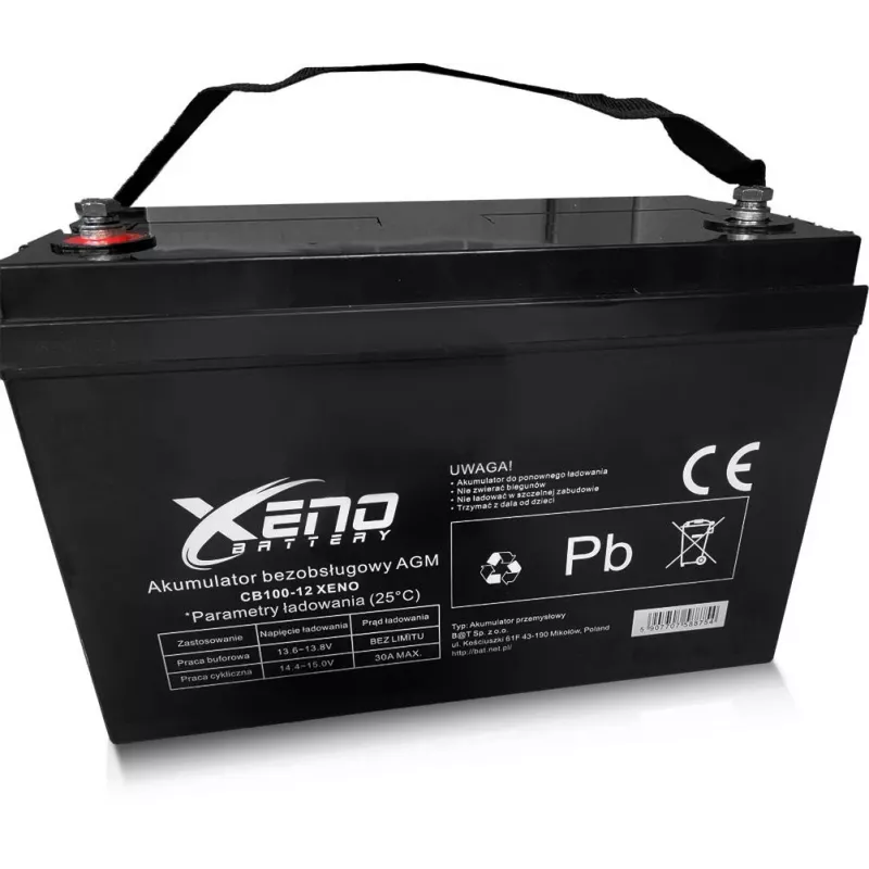BAT Xeno Black 12V 100Ah AGM baterija