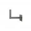 CORAB USL-48/250AL Angular Wall Mount Bracket for 48mm Pole, 250mm Offset, Aluminum, Silver