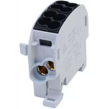 SIMET SCB 25 Al/Cu 80110 SIMBLOCK Šakotasis skirstymo blokas, juodas 81501007