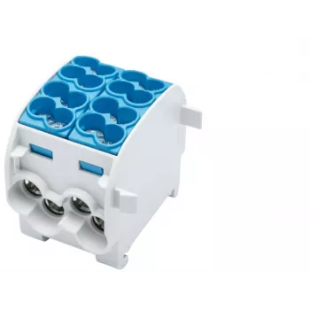 SIMET SCB 25-2 Šakotasis skirstymo blokas 1-polius 100A 1000V Al/Cu Mėlynas 81505003