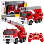 LEAN TOYS Fire Truck su 660° besisukančia strėle, nuotoliniu valdymu RC 1:20