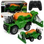 LEAN TOYS Žemės ūkio kombainas su purkštuvu, purškimo funkcija, šviesomis, garsais, 1:24