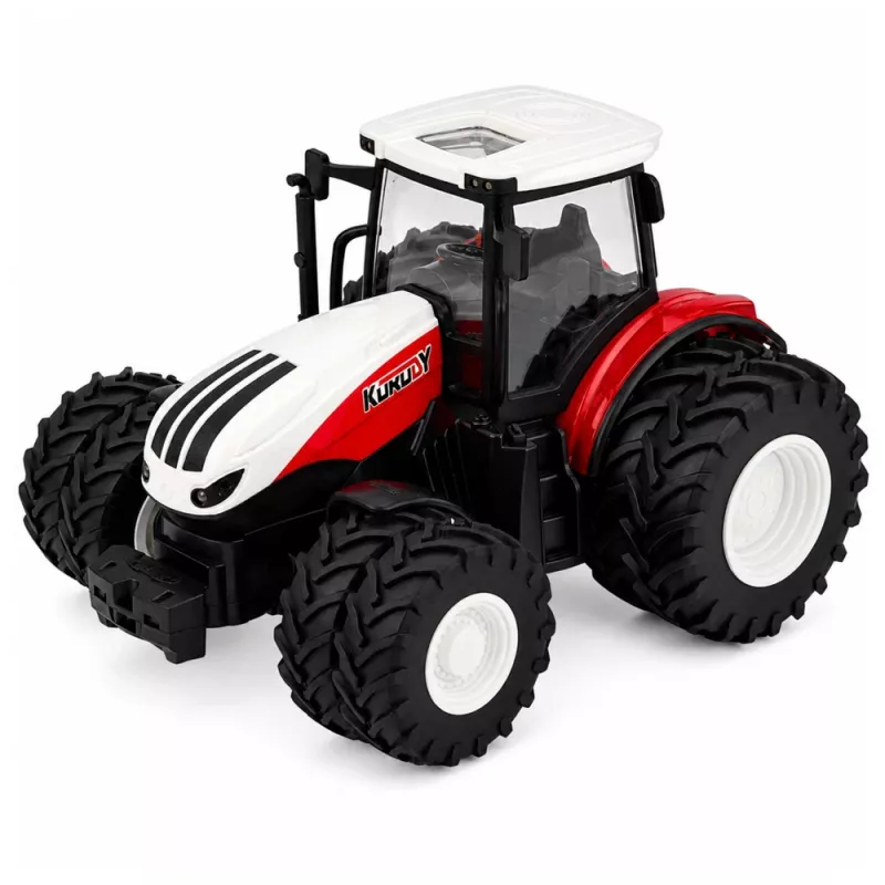 LEAN TOYS Nuotoliniu valdymu žemės ūkio traktorius su skystųjų trąšų purkštuvu 1:24