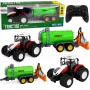 LEAN TOYS Nuotoliniu valdymu žemės ūkio traktorius su skystųjų trąšų purkštuvu 1:24
