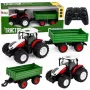 LEAN TOYS nuotoliniu valdymu ūkio traktorius su savivarčio priekaba, šviesomis, garsu 1:24