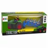 LEAN TOYS RC traktorius su plūgu ir ūkininku nuotoliniu valdymu šviesomis žalias 1:24